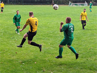 Bild: Szene aus der Partie der SGG gegen den TSV Pulsnitz II