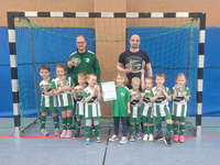Bild: Die Bambinis beim Hallenturnier in Kamenz